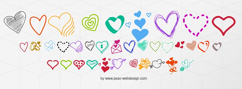 PWLittleHearts Schriftart