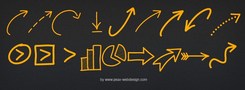 PWNewArrows Carattere