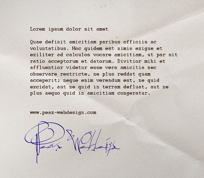 PWsignaturefont Police