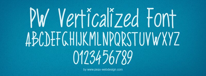 PWVerticalized Carattere