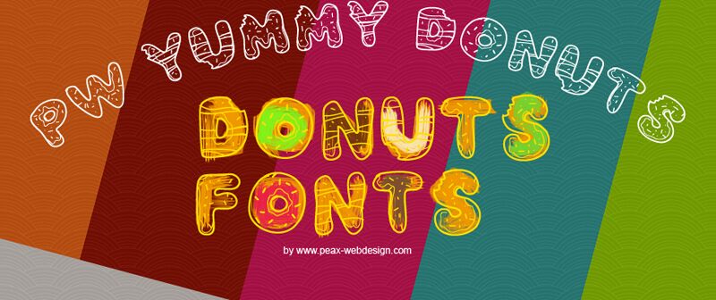 PWYummyDonuts Czcionka