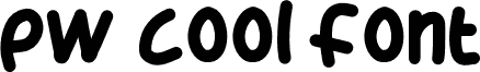 PWCoolFont