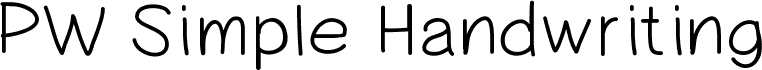 PWSimpleHandwriting