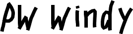 PWWindyfont
