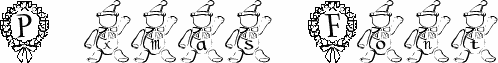 P-xmas Font