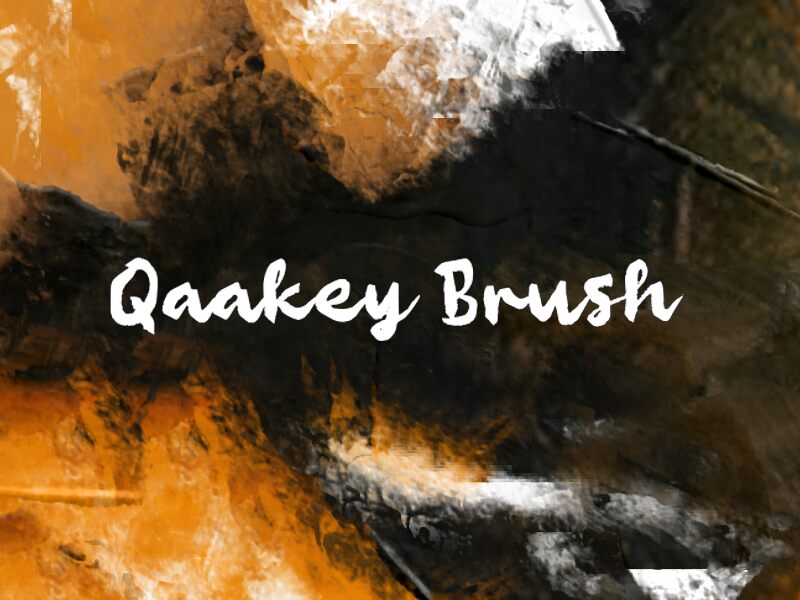 Qaakey Brush 字体