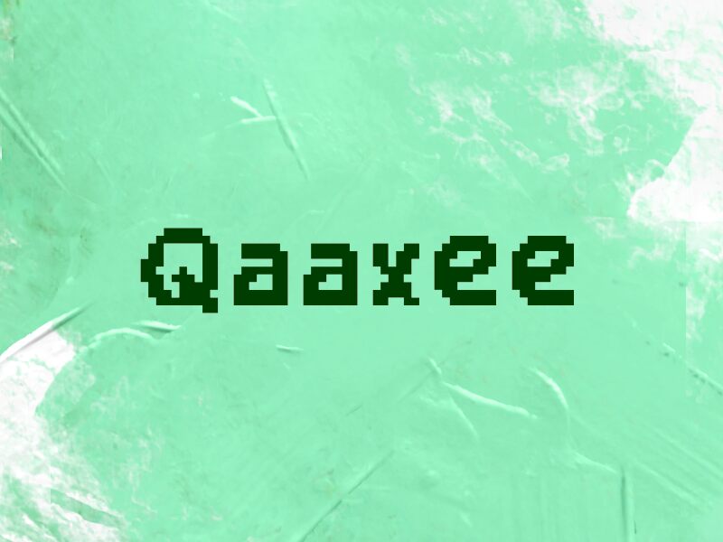 Qaaxee Czcionka