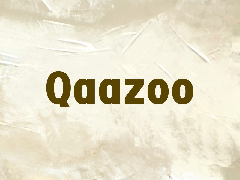Qaazoo 字体