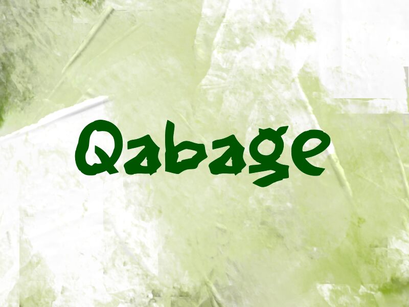 Qabage 字体
