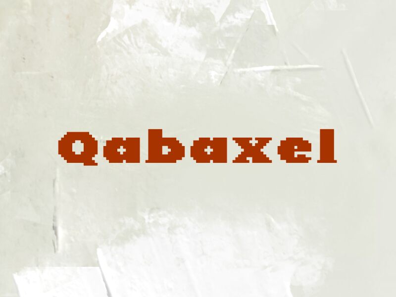 Qabaxel — Prezentace písma