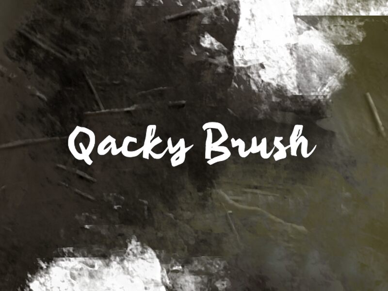 Qacky Brush 字体