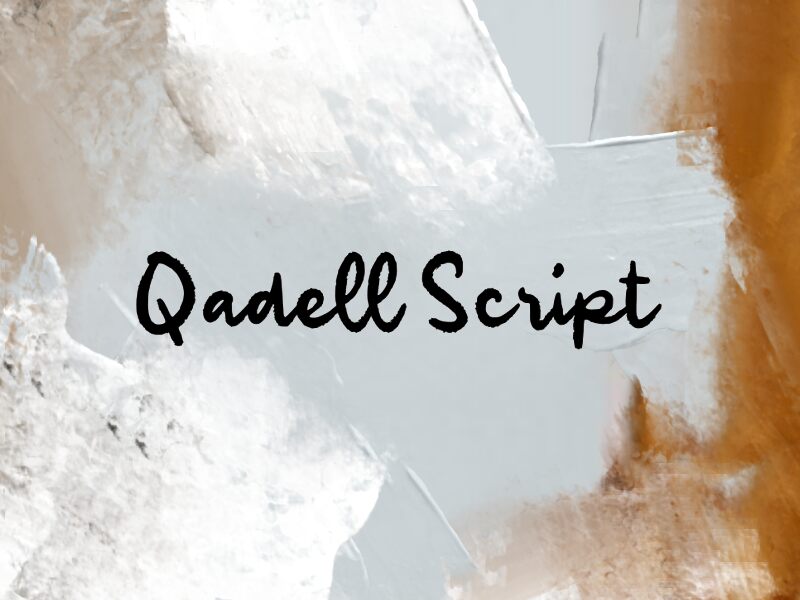Qadell Script 字体