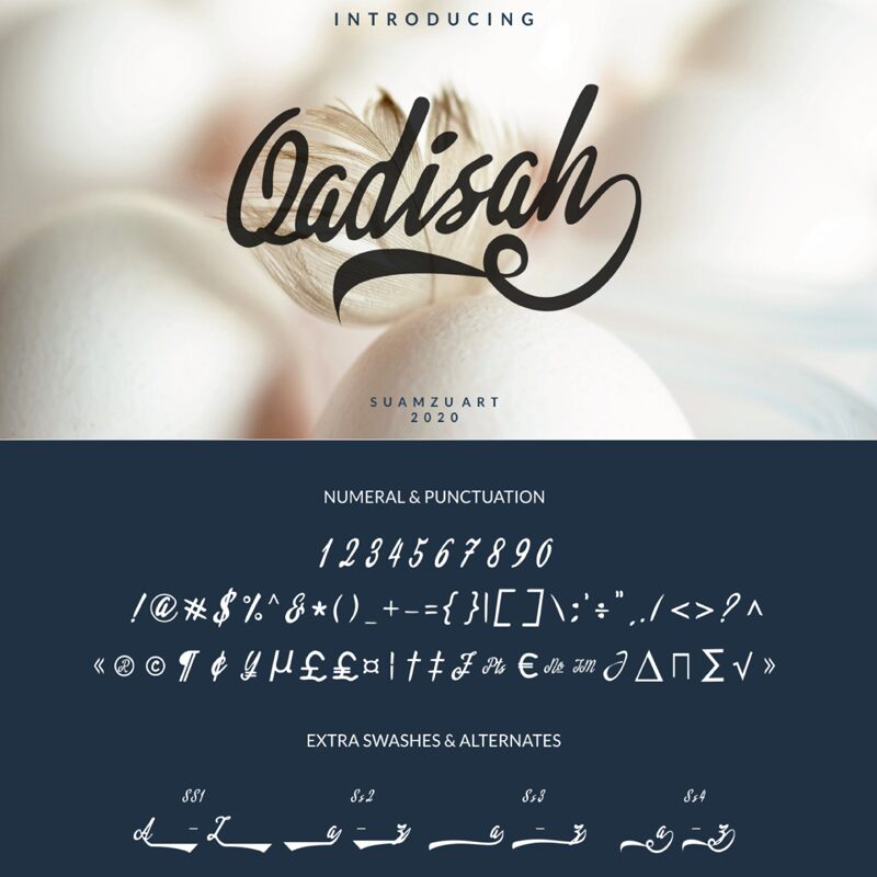 Qadisah Schriftart