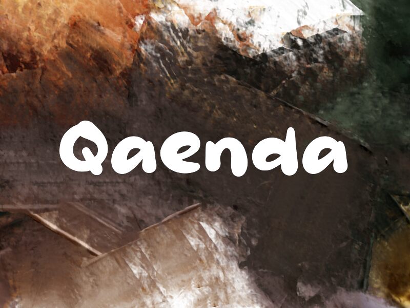 Qaenda 字体