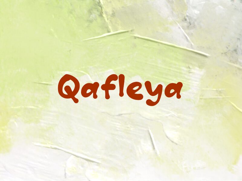 Qafleya 字体