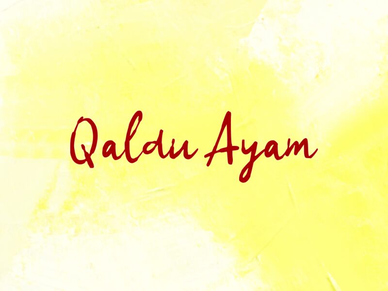 Qaldu Ayam 字体