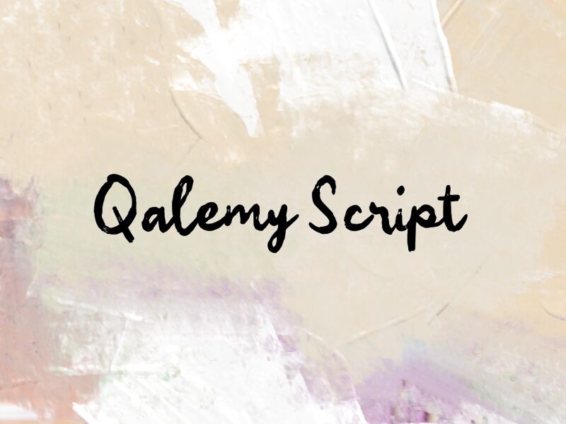 Qalemy Script Шрифт