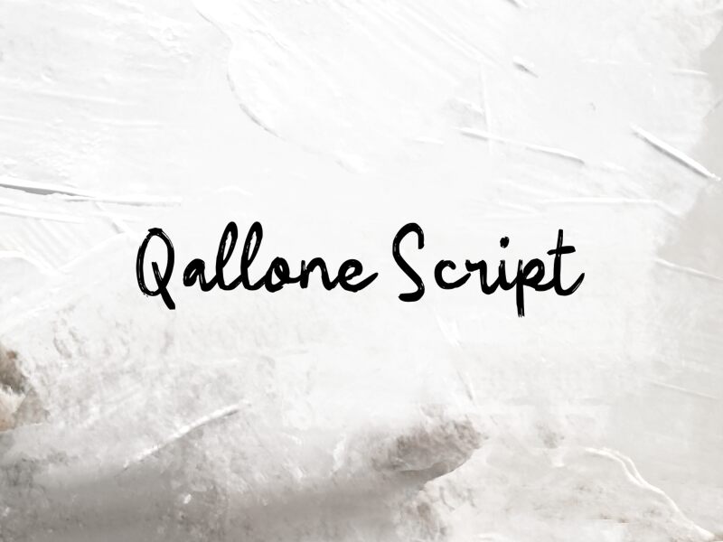 Qallone Script Police