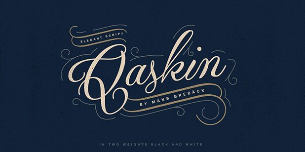 Qaskin Schriftart