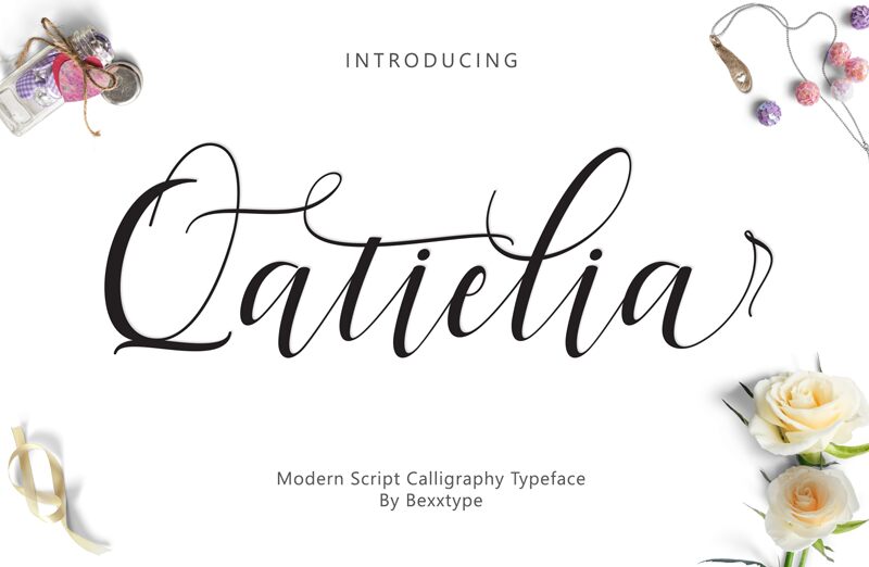 Qatielia Script Carattere