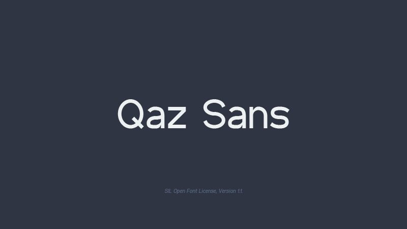 Qaz Czcionka
