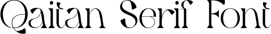 Qaitan Serif Font Regular