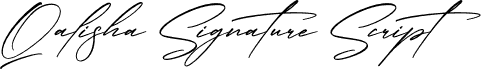 Qalisha Signature Script