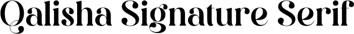 Qalisha Signature Serif