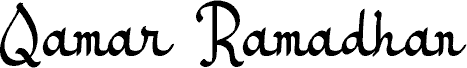 Qamar Ramadhan 字体