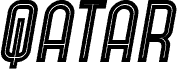 Qatar Personal Use Italic