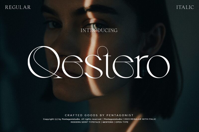 QESTERO Druh písma