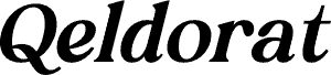 Qeldorat DEMO VERSION Italic font