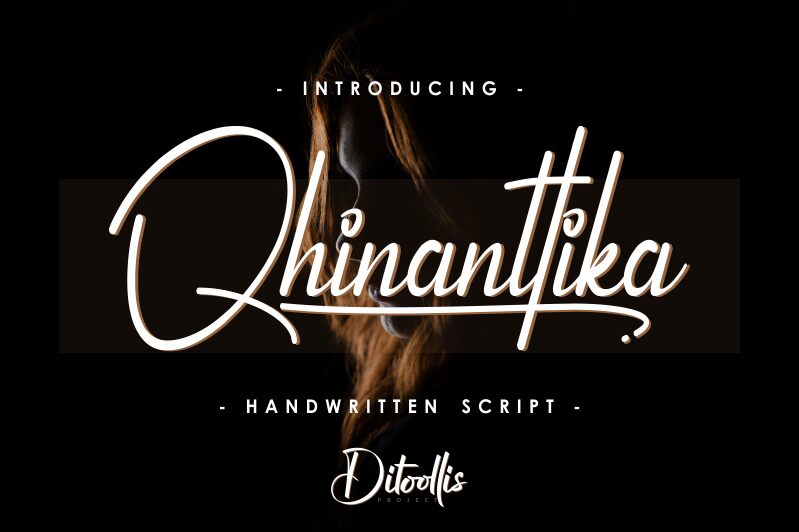 Qhinanttika Schriftart