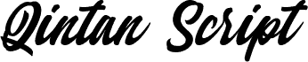 Qintan Script Free Regular