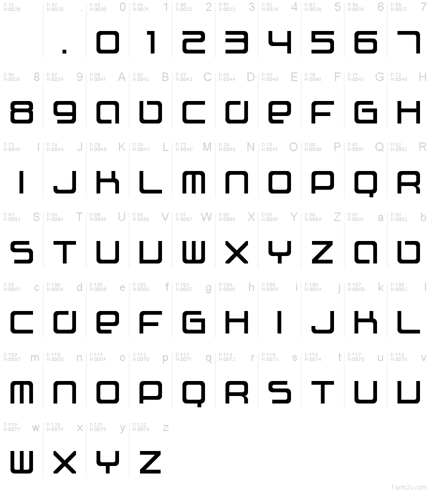 Q Modular Regular font