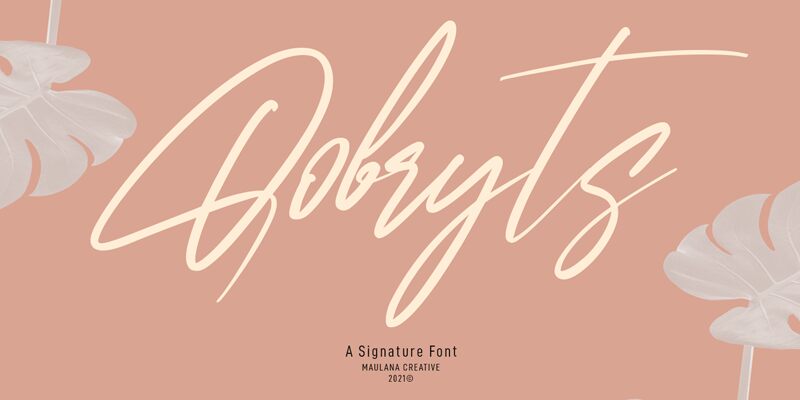 Qobryts Schriftart