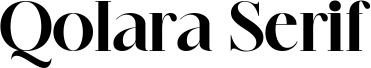 Qolara serif Demo
