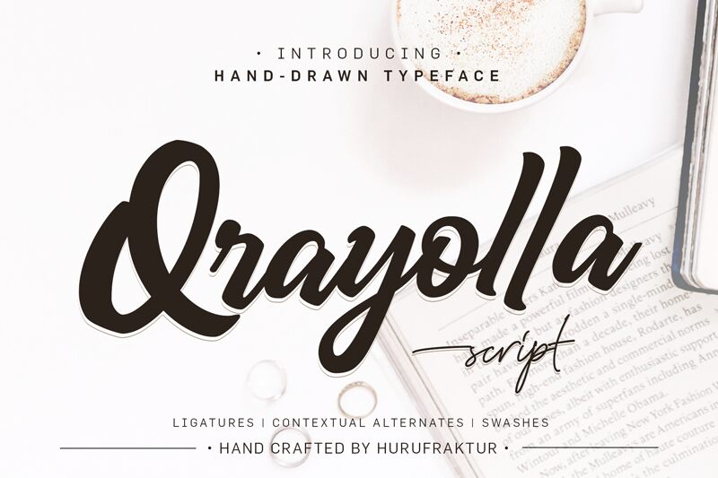 Qrayolla Script Fuente