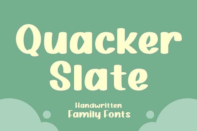 Quacker Slate Carattere