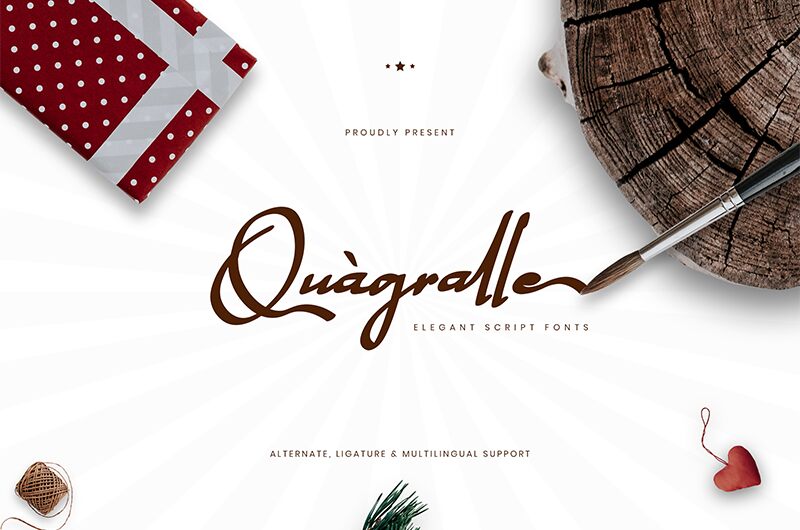 Quagralle Schriftart