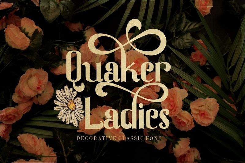 Quaker Ladies Schriftart
