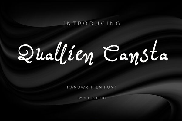 Quallien Cansta Шрифт