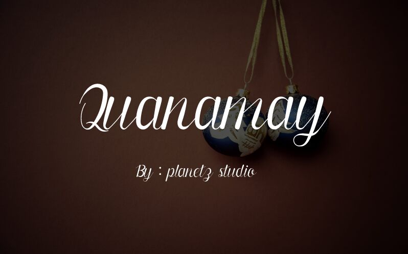 Quanamay Czcionka