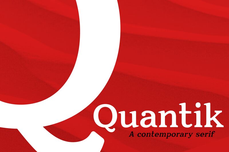 Quantik Schriftart