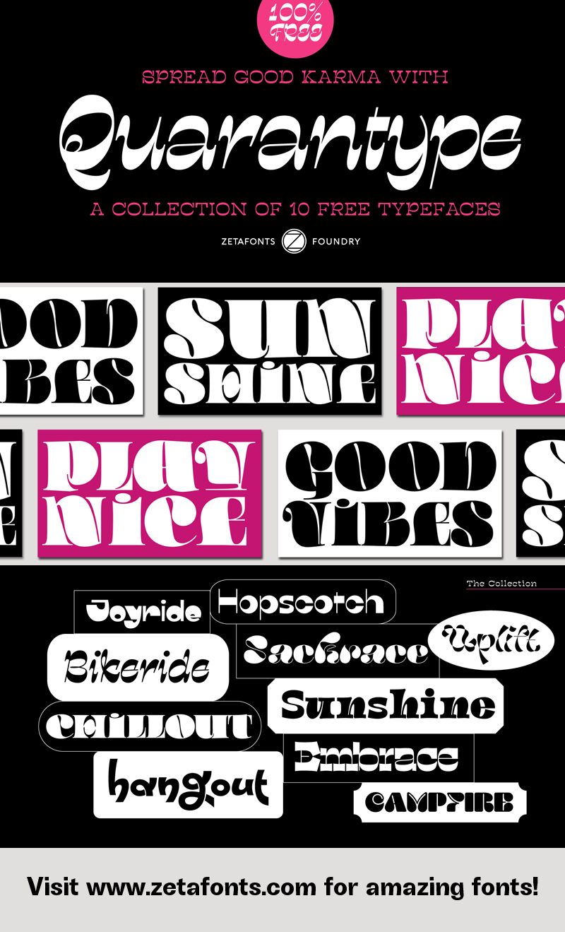 Quarantype Bikeride Czcionka