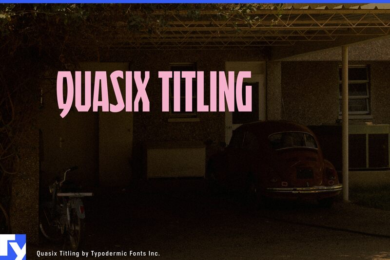 Quasix Titling Schriftart