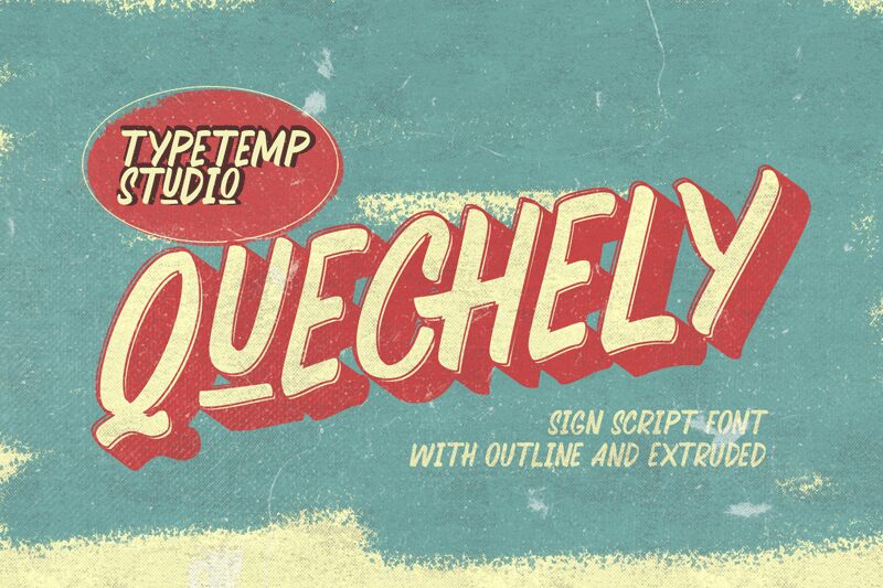 Quechely 字体