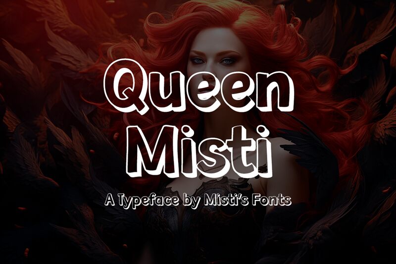 Queen Misti Schriftart
