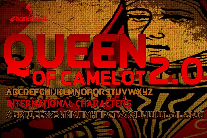 Queen of Camelot Schriftart