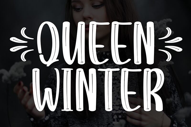 Queen Winter 字体